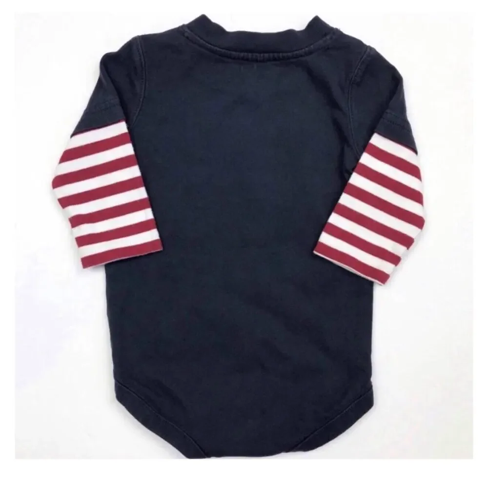 Gymboree Mommy’s First Mate Bodysuit Tiny Pirates Line Size 3-6 Months